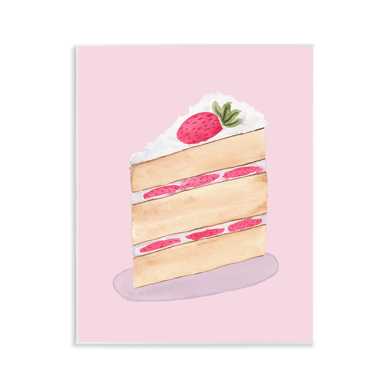 Stupell Industries Coquette Strawberry Cake Wall Plaque, design by Nina Jacobs